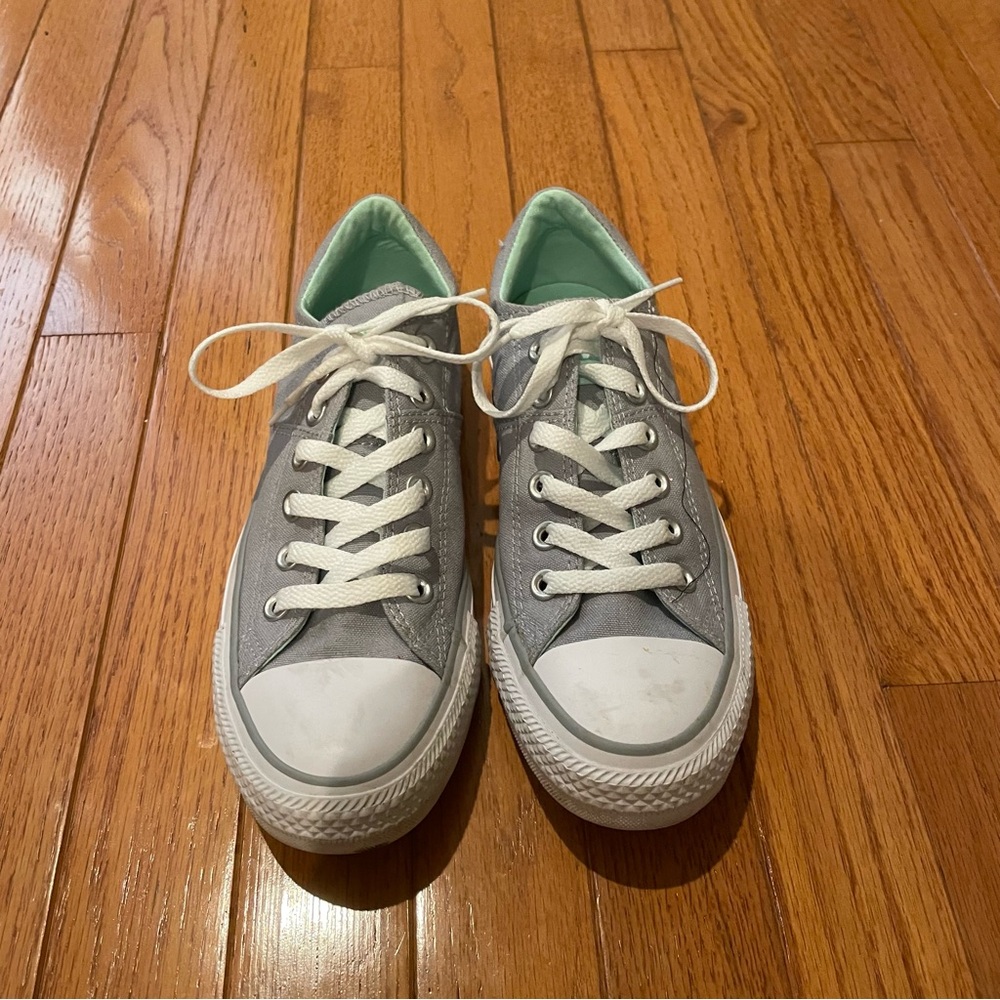 Converse Gray Low-Top Sneakers